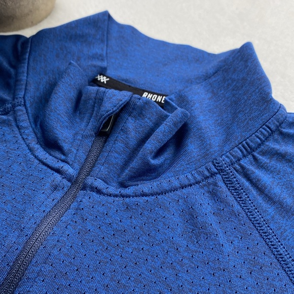 Rhone Reign Tech/Vapor Training 1/4 Zip Long Sleeve Athletic Pullover Sweater - Picture 7 of 16
